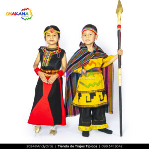 Traje Típico de Puruhá (Niños)
